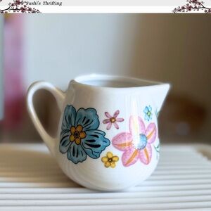 Milk Creamer Ceramic Pitcher 7.5 oz